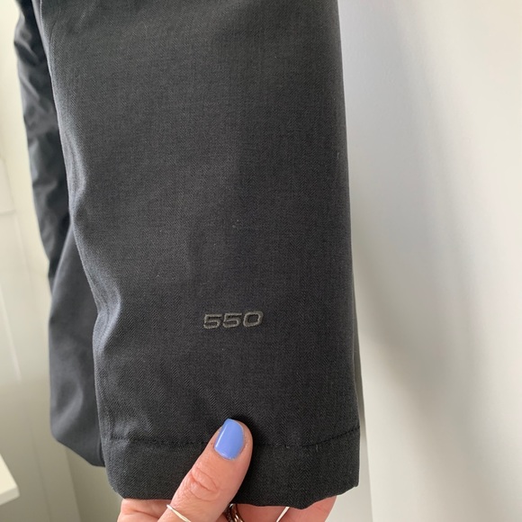 North face dark gray parka coat - Picture 3 of 6